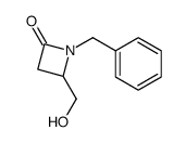 1-Benzyl-4-(hydroxymethyl)azetidin-2-one Structure