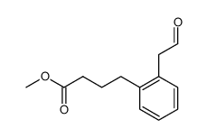 methyl 4-(2-(2-oxoethyl)phenyl)butanoate Structure