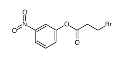 3'-nitrophenyl 3-bromopropionate结构式