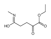 ethyl 5-(methylamino)-2,5-dioxopentanoate Structure