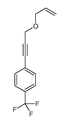 1-(3-prop-2-enoxyprop-1-ynyl)-4-(trifluoromethyl)benzene结构式