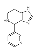 4-吡啶-3-基-4,5,6,7-四氢-3H-咪唑并[4,5-c]吡啶结构式