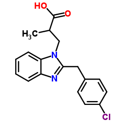 3-[2-(4-CHLORO-BENZYL)-BENZOIMIDAZOL-1-YL]-2-METHYL-PROPIONIC ACID picture