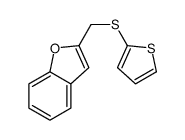 2-(thiophen-2-ylsulfanylmethyl)-1-benzofuran Structure