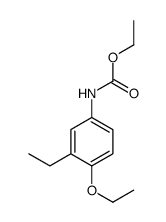 ethyl N-(4-ethoxy-3-ethylphenyl)carbamate结构式