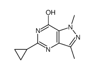 5-cyclopropyl-1,3-dimethyl-1H-pyrazolo[4,3-d]pyrimidin-7-ol Structure