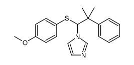 1-[1-(4-methoxyphenyl)sulfanyl-2-methyl-2-phenylpropyl]imidazole Structure