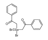 2-[dibromo(phenacyl)-λ4-selanyl]-1-phenylethanone结构式