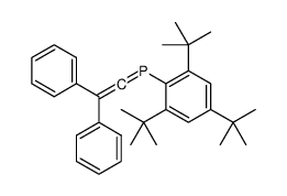 2,2-diphenylethenylidene-(2,4,6-tritert-butylphenyl)phosphane Structure