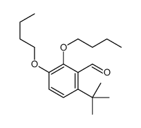 2,3-dibutoxy-6-tert-butylbenzaldehyde结构式