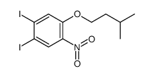 1,2-diiodo-4-(3-methylbutoxy)-5-nitrobenzene Structure