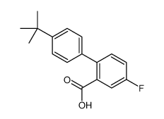 2-(4-tert-butylphenyl)-5-fluorobenzoic acid Structure