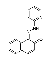 1-(2-pyridylazo)-2-naphthol结构式