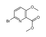 METHYL 6-BROMO-3-METHOXYPICOLINATE Structure