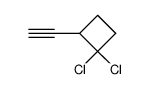 1,1-Dichlor-2-ethinyl-cyclobutan结构式