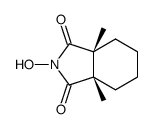 (3aS,7aR)-2-hydroxy-3a,7a-dimethyl-4,5,6,7-tetrahydroisoindole-1,3-dione Structure