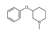 1-methyl-3-phenoxypiperidine Structure