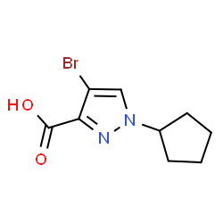 4-Bromo-1-cyclopentyl-1H-pyrazole-3-carboxylic acid picture