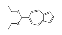 6-Azulencarbaldehyd-diethyldithioacetal Structure