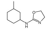 N-(3-methylcyclohexyl)-4,5-dihydro-1,3-oxazol-2-amine结构式