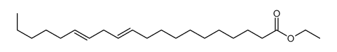 cis-11,14-eicosadienoic acid ethyl*ester structure