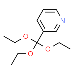 3-(Triethoxymethyl)pyridine结构式