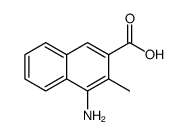 2-Naphthoicacid,4-amino-3-methyl-(6CI) structure