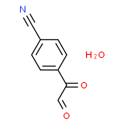 4-Cyanophenylglyoxal hydrate结构式