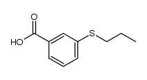 3-n.propylthio-benzoic acid结构式