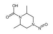 1-Piperazinecarboxylicacid,2,6-dimethyl-4-nitroso-(9CI) structure