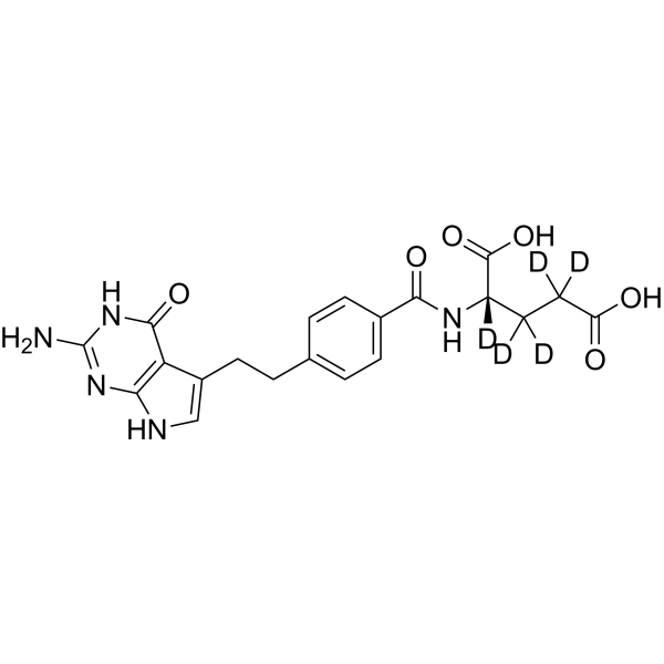 Pemetrexed-d5 Structure