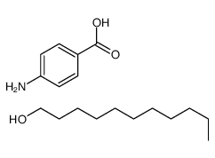 4-aminobenzoic acid,undecan-1-ol结构式