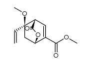 methyl 8-methoxy-8-vinyl-3-oxo-2-oxabicyclo[2.2.2]oct-5-ene-6-carboxylate Structure