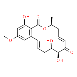 (5E)-7-Oxozeaenol结构式