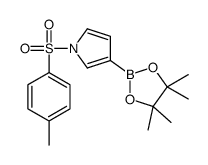 1-(甲苯-4-磺酰基)-1H-吡咯-3-硼酸频那醇酯结构式