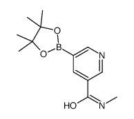 N-Methyl-5-(4,4,5,5-tetramethyl-1,3,2-dioxaborolan-2-yl)nicotinamide picture