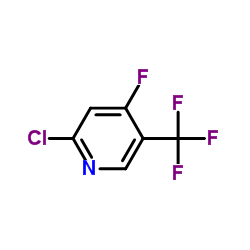 2-Chloro-4-fluoro-5-(trifluoromethyl)pyridine Structure