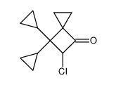 5-chloro-6,6-dicyclopropylspiro(2.3)hexan-4-one Structure