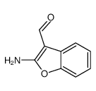 3-Benzofurancarboxaldehyde,2-amino-结构式