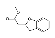 3-BENZOFURANACETIC ACID, 2,3-DIHYDRO, ETHYL ESTER结构式