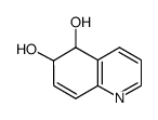 (+-)-trans-5,6-Dihydroxy-5,6-dihydroquinoline Structure