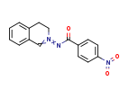 (3,4-二氢异喹啉-2-基)-4-硝基-苯甲酰杂氮结构式