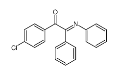 1-(4-chlorophenyl)-2-phenyl-2-(phenylimino)ethanone结构式