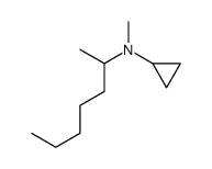 N-heptan-2-yl-N-methylcyclopropanamine结构式