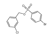 3-chlorobenzyl 4-bromobenzenesulfonate结构式