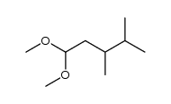 1,1-dimethoxy-3,4-dimethylpentane Structure