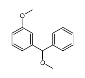 1-methoxy-3-[methoxy(phenyl)methyl]benzene Structure