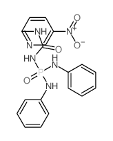 Urea,N-[bis(phenylamino)phosphinyl]-N'-(5-nitro-2-pyridinyl)-结构式