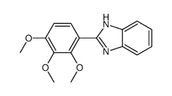 1H-BENZIMIDAZOLE, 2-(2,3,4-TRIMETHOXYPHENYL)- structure