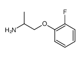 2-(2-Fluoro-phenoxy)-1-methyl-ethylamine Structure